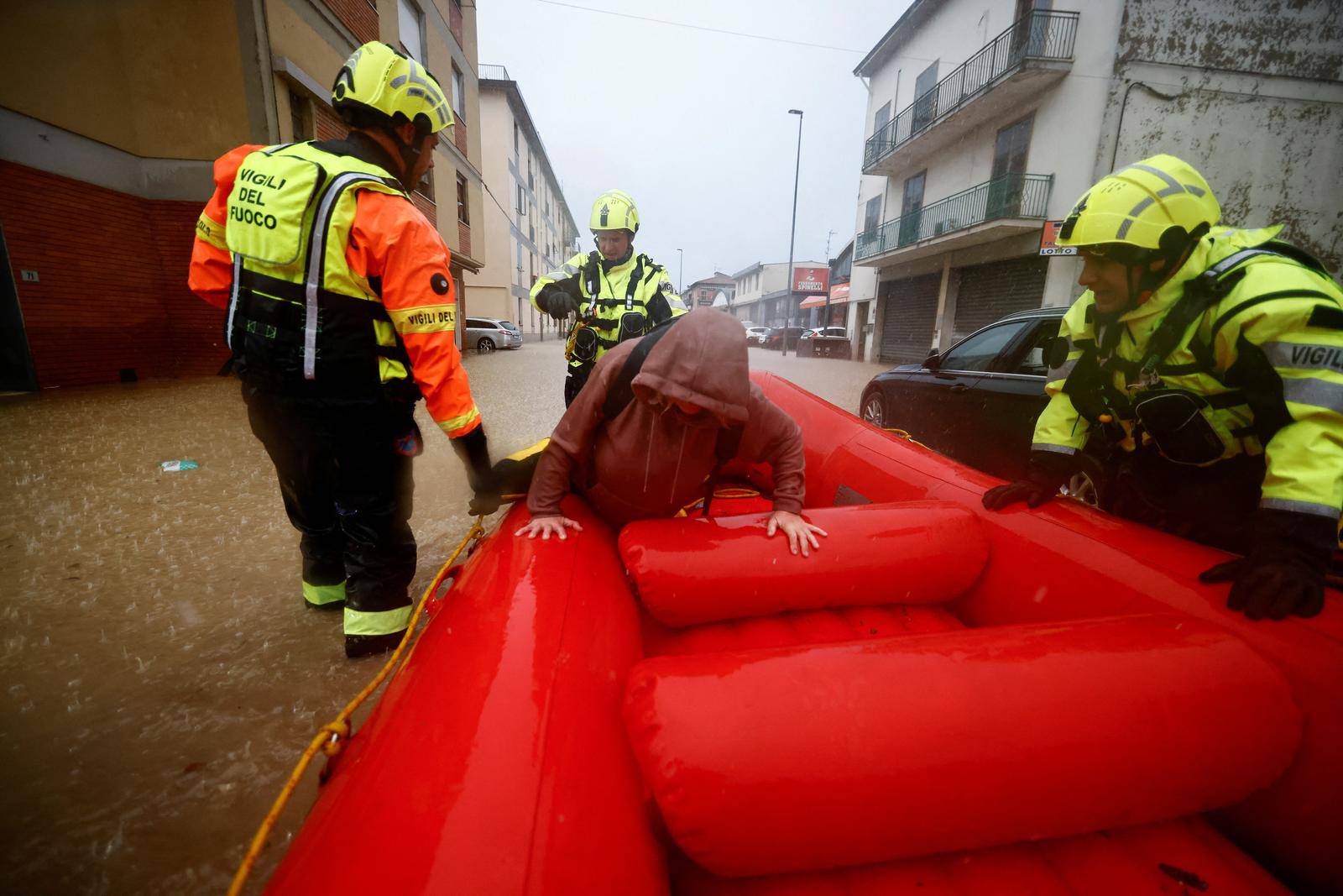 Storm Ciaran hits Italy's Tuscany Region