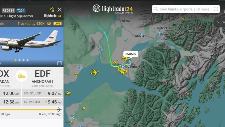 Air Mamac: Gotovo 500 tisuća ljudi pratilo  Putinov let, a on uopće nije bio u tom avionu