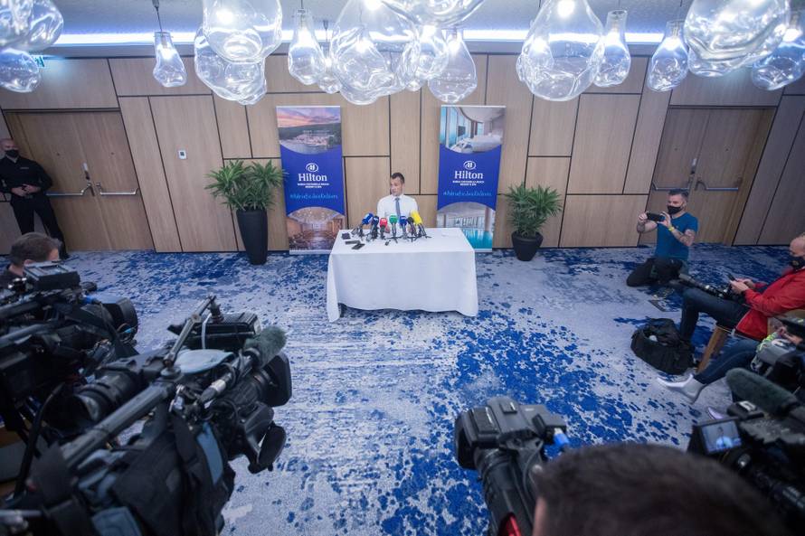 Rijeka: Ivan Bebek održao konferenciju za medije povodom otvaranja disciplinskog postupka HNS-a