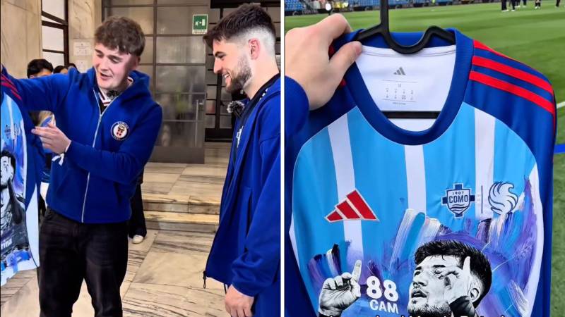 Umjetnik koji radi za zvijezde Reala iznenadio Baturinu: Poklonio mu ručno oslikani dres