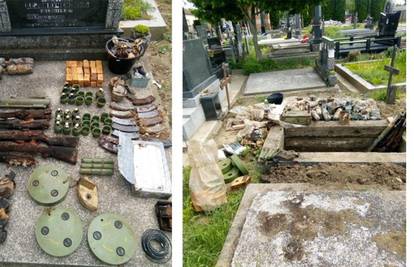 U grobnici žene umrle 1945. pronašli puške, bombe, mine...