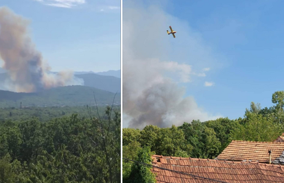 Požar kod Imotskog: Gori sitno raslinje i borova šuma na više od četrdesetak hektara