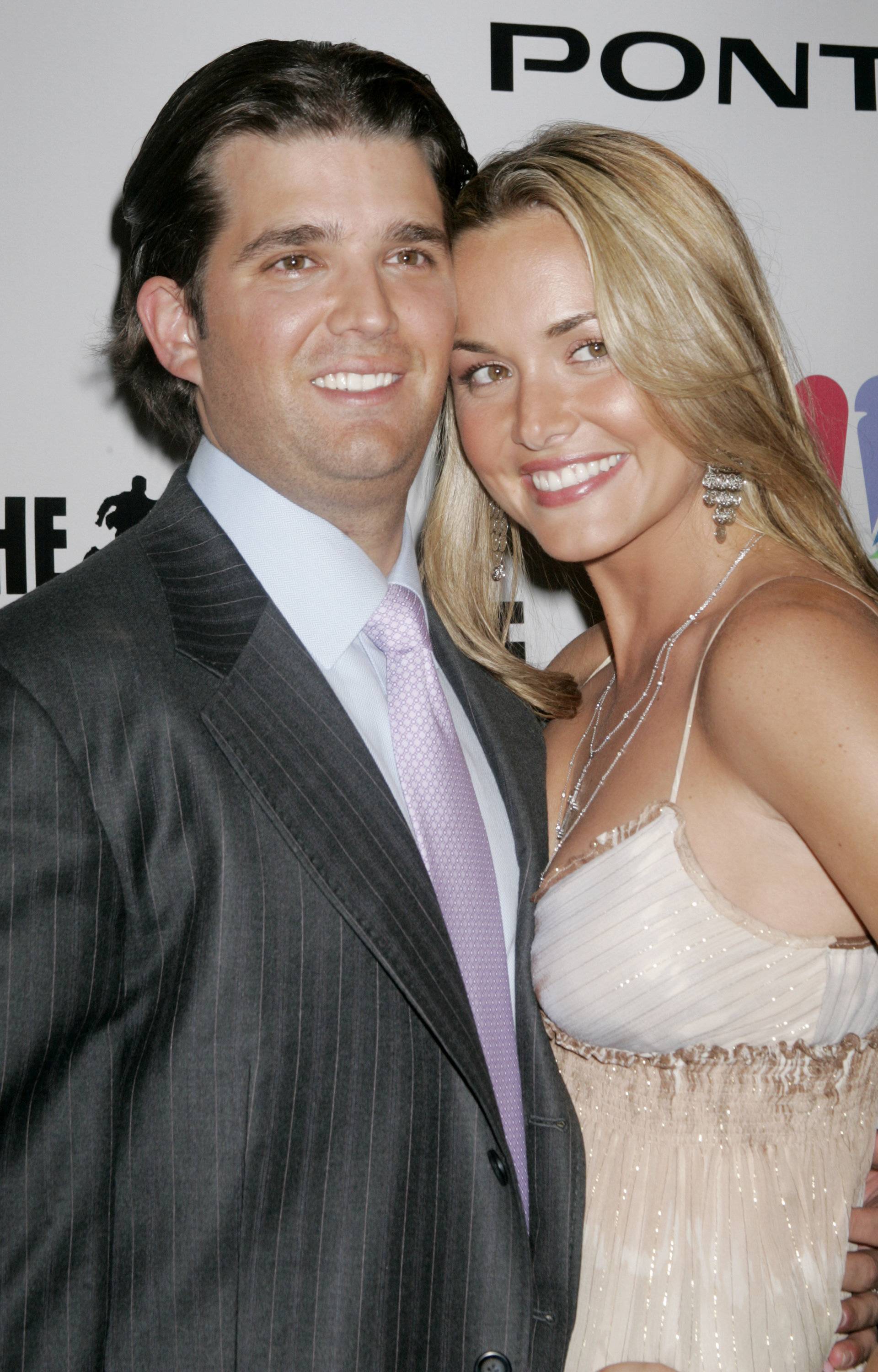 FILE PHOTO: Trump, Jr. and wife Vanessa arrive at party following finale of season five of reality television series 'The Apprentice' in Los Angeles