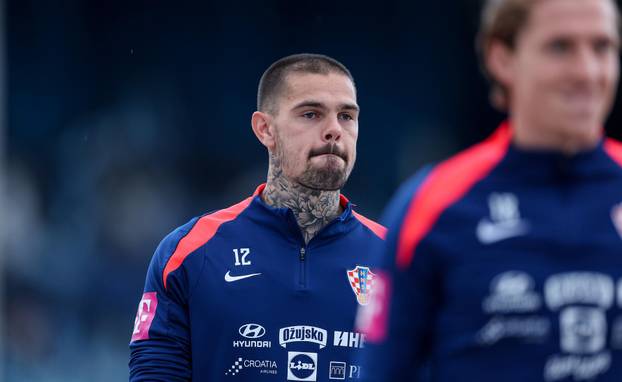 Zagreb: Trening hrvatske nogometne reprezentacije