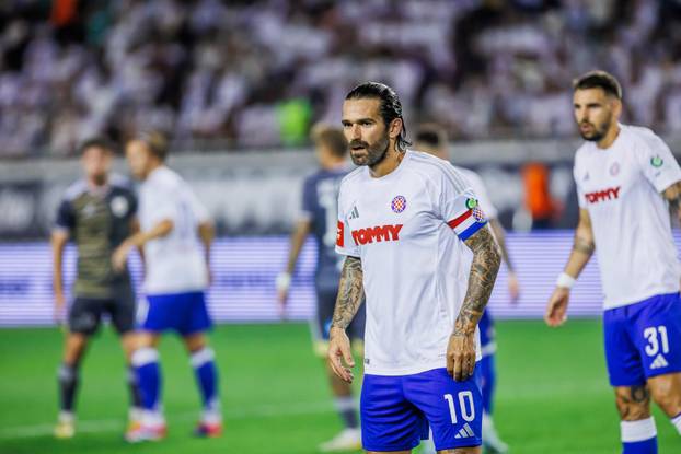 Uzvratna utakmica 3. pretkola Konferencijske lige izme&dstrok;u Hajduka i Ru&zcaron;omberoka