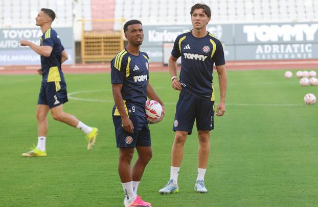 Split: Hajduk održao trening na Poljudu uoči sutrašnje utakmice