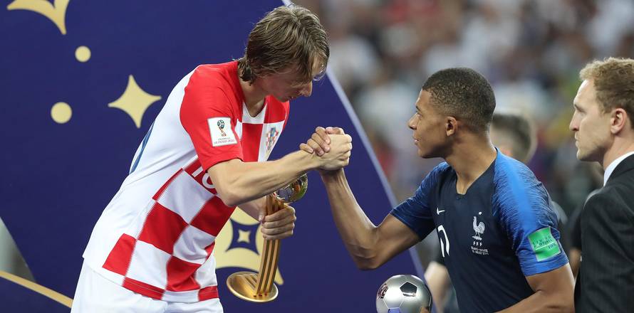 Moscow, 15.07.2018, firo, Soccer, International, National Team, World Cup 2018 in Russia, Russia, World Cup 2018 in Russia ,, World Cup 2018 Russia, Russia, Final, Final, France - Croatia,