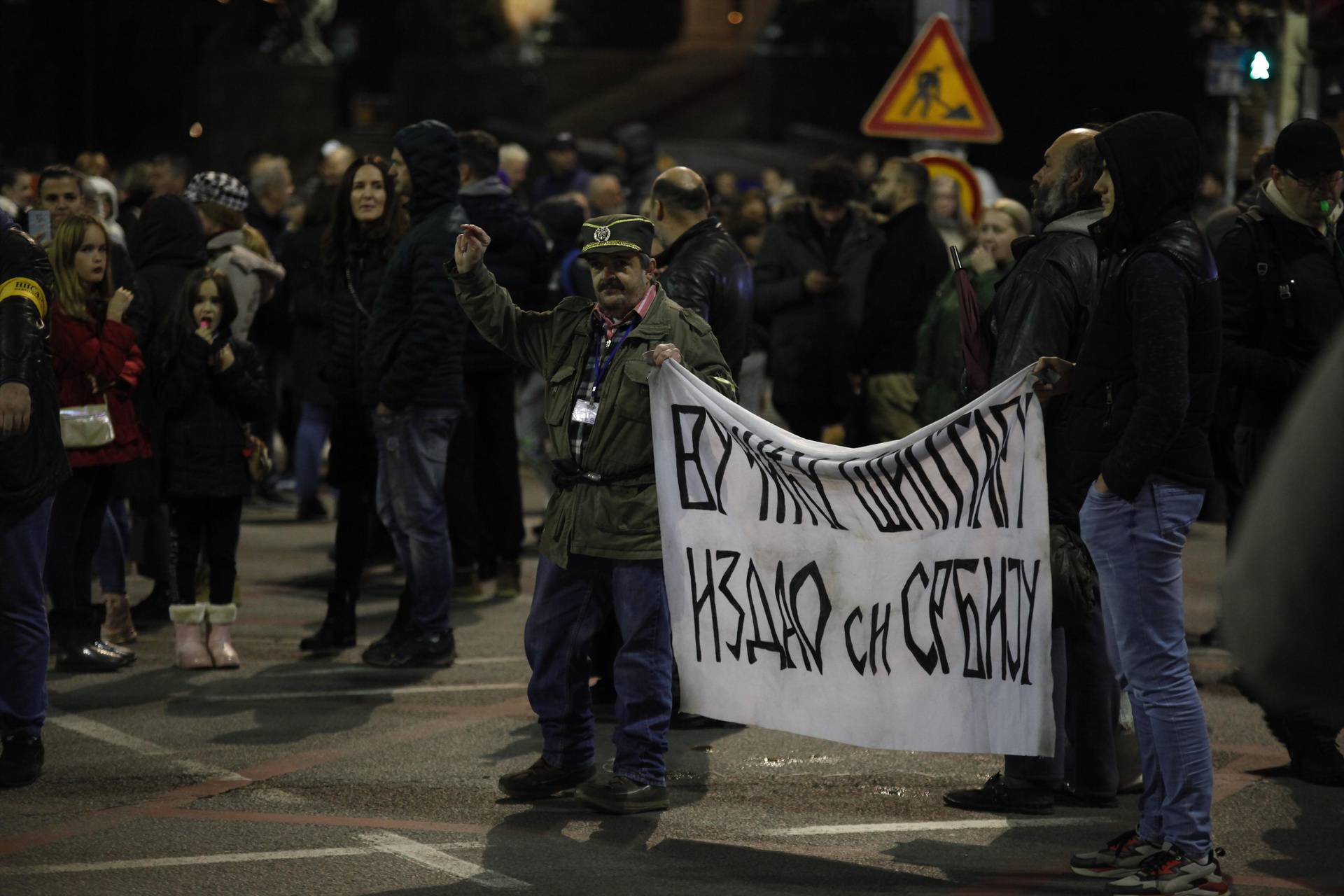 Prosvjedi na ulicama Beograda zbog uvođenja covid potvrda 