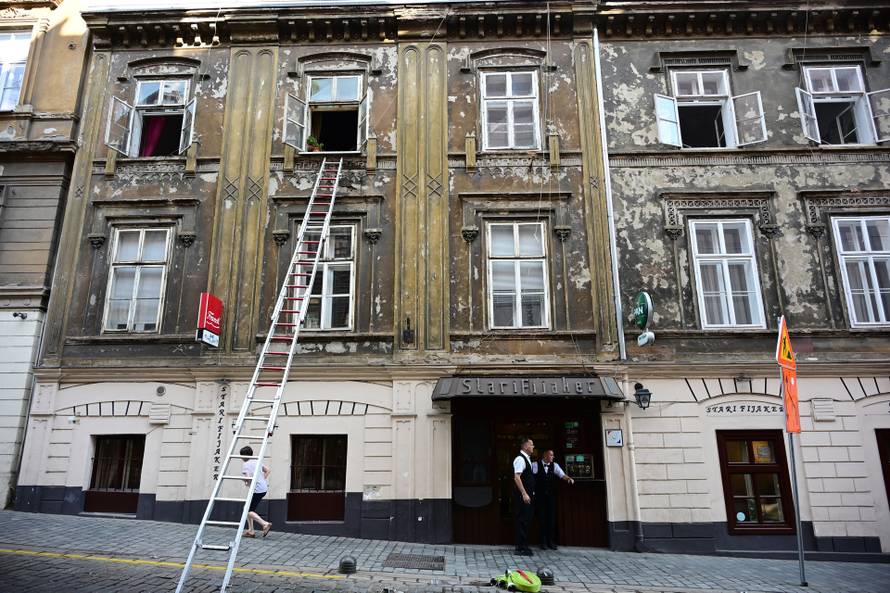 Zagreb: Požar u Mesničkoj ulici