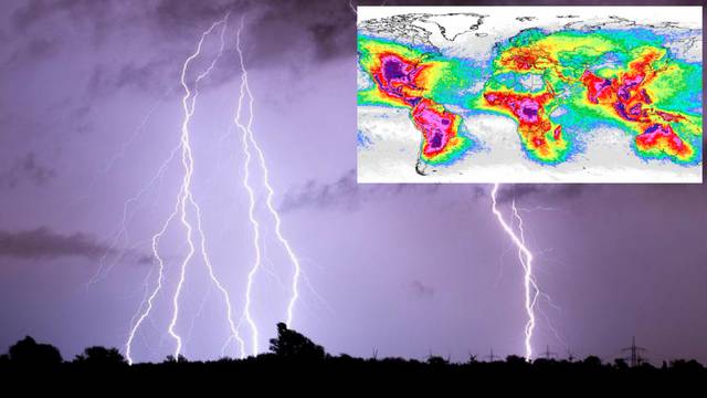 Gotovo devet milijardi udara munja na Zemlji u pet godina!