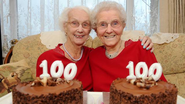 100 year old twins