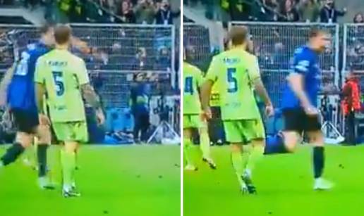 VIDEO Sramotno! Igrač Barce pljunuo na Interovog junaka. 'Provocirao me slaveći gol'