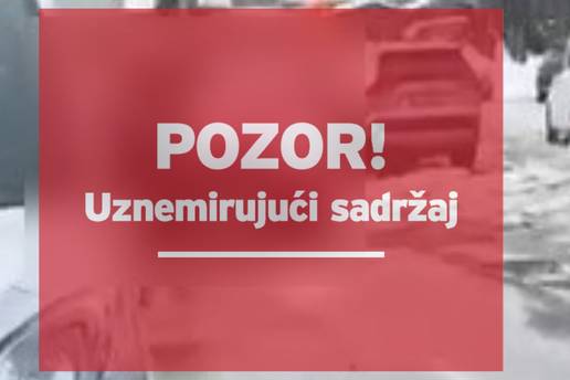 VIDEO Kaos u Dubravi: &Zcaron;estoko se potukli, sudarali autima, a onda je na njega naletio autom