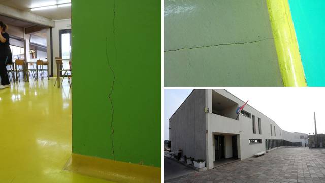 VIDEO Osnovna škola na Krku napuknula je nakon potresa. Učenicima rekli da ne dolaze