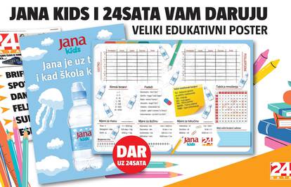 Top dar za sve čitatelje 24sata: Edukativni poster za školarce