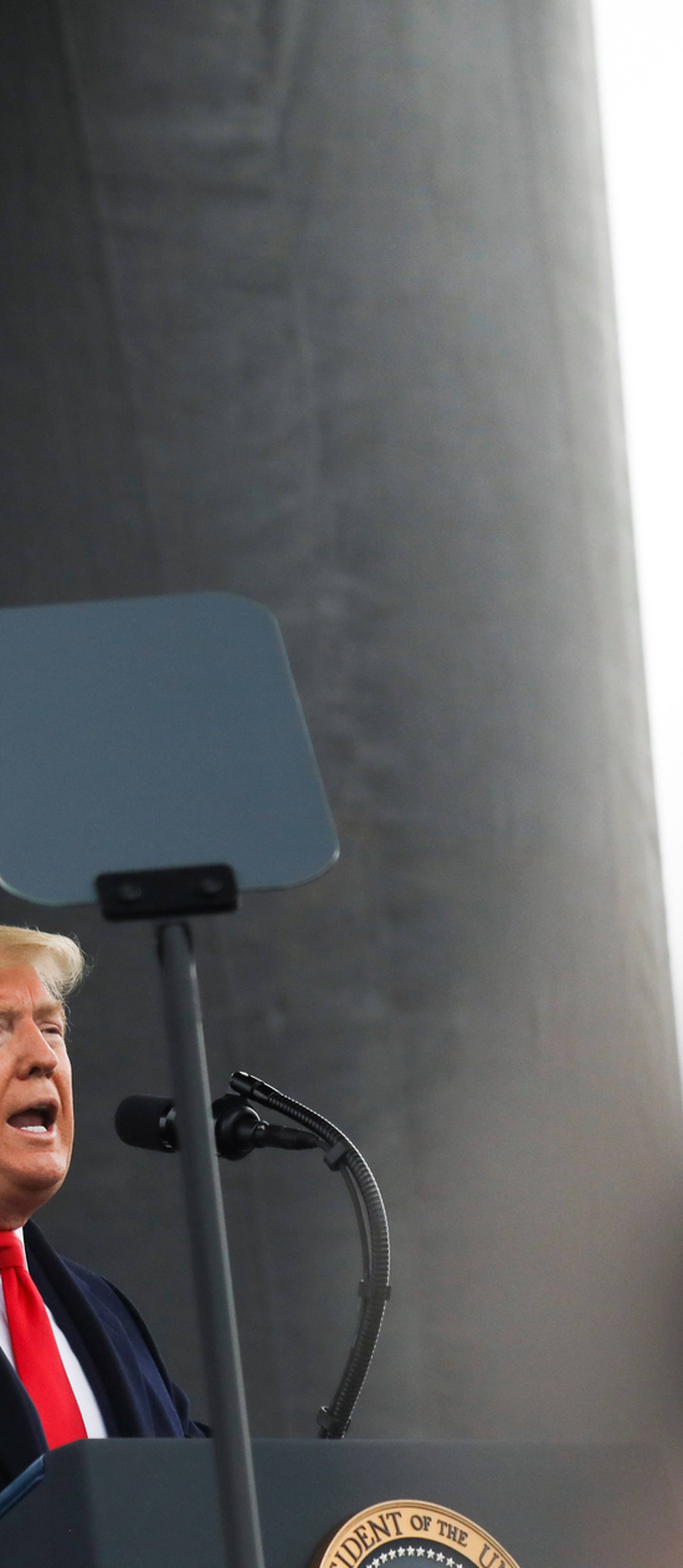 U.S. President Trump addresses the 47th annual March for Life in Washington