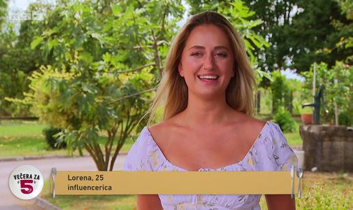 'Ve&ccaron;eru' za 5 ovaj tjedan otvara Lorena iz 'Braka na prvu': 'Od ovog tjedna o&ccaron;ekujem zabavu!'