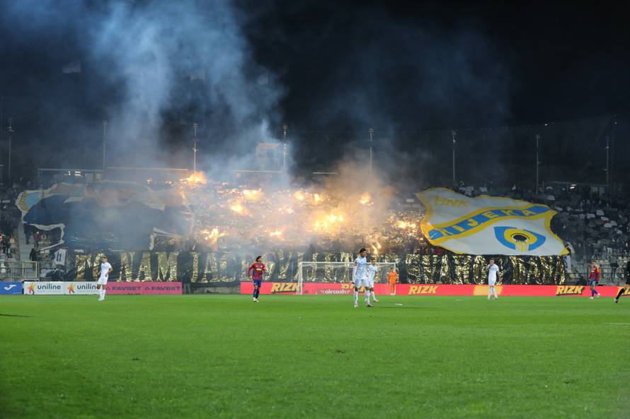 Rijeka: HNK Rijeka i HNK Hajduk odigrali utakmicu 14. kola SuperSport HNL