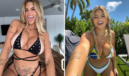 FOTO Ona je kubanska Pamela Anderson! Ashley  obo&zcaron;ava mini kostime. Po cijeli dan je u njima