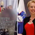 VIDEO Predsjednica slovenskog parlamenta razuzdala se uz hit Severine: 'A dr&zcaron;ava u kaosu...'