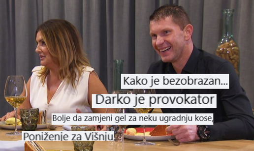 Gledatelji 'Braka na prvu' opleli su po Darku: Bolje zamijeni gel za ugradnju kose, provokatoru