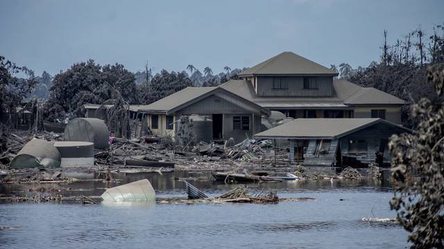 Aftermath of volcanic eruption and Tsunami in Tonga