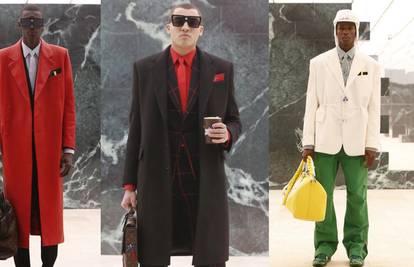 Louis Vuitton predlaže tailoring u crvenoj, srebrnoj i zelenoj boji