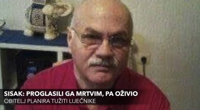 Vrlo bizaran slučaj u Sisku: Proglasili ga mrtvim, pa oživio