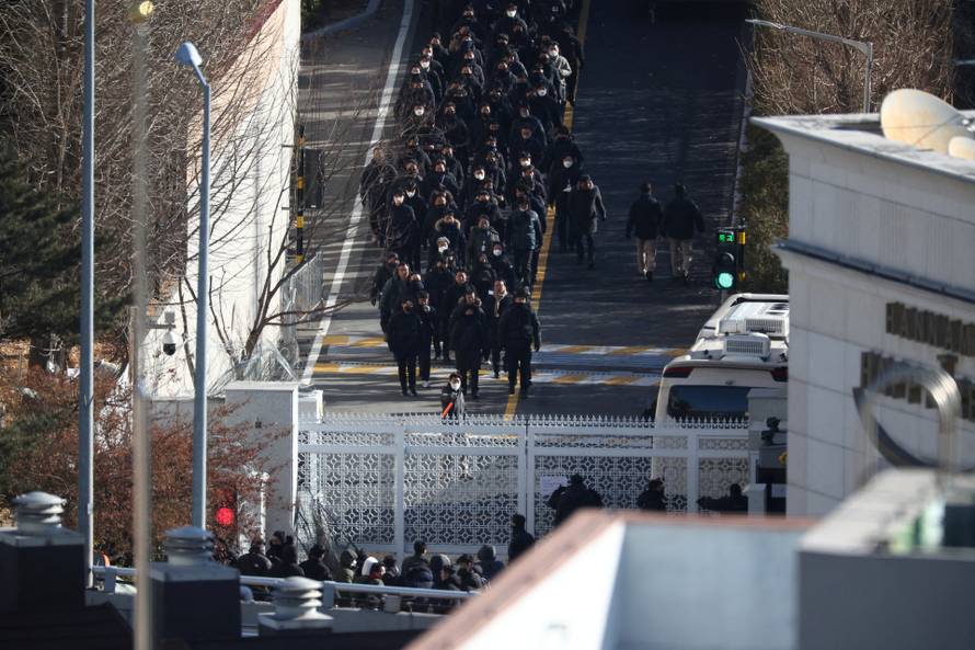Authorities seek to execute an arrest warrant against impeached South Korean President Yoon Suk Yeol, in Seoul