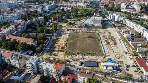 Stadion iz zraka: Pogledajte kako napreduju radovi u Kranjčevićevoj