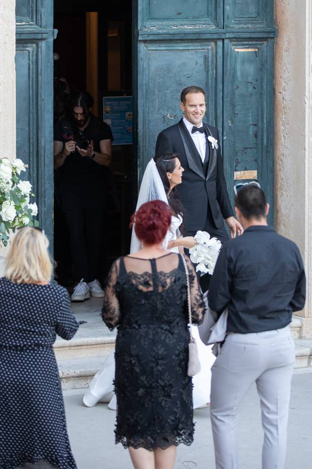 Zrinka Šahurić i Bojan Bogdanović vjenčali su se u Dubrovniku 
