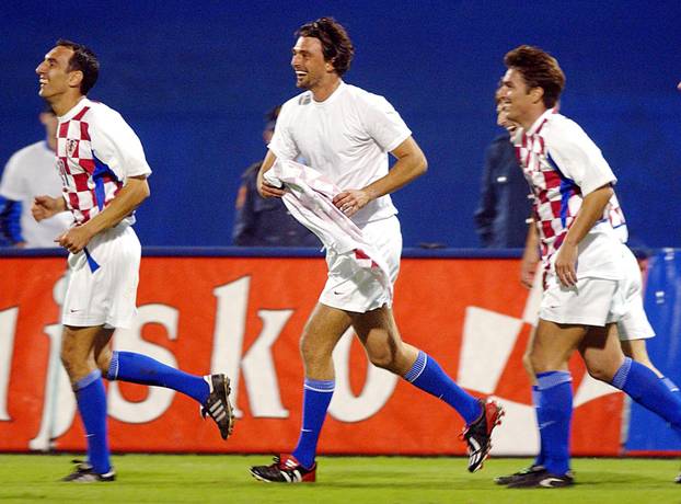 Zvonimir Boban oprostio se od nogometa revijalnom utakmicom na stadionu Maksimir, 07.10.2002.