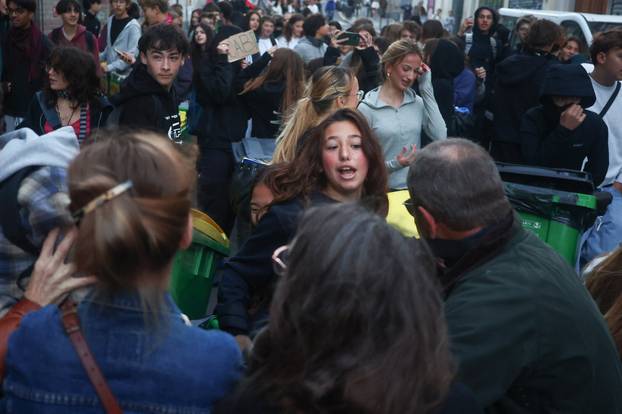 Nationwide day of student protests in France