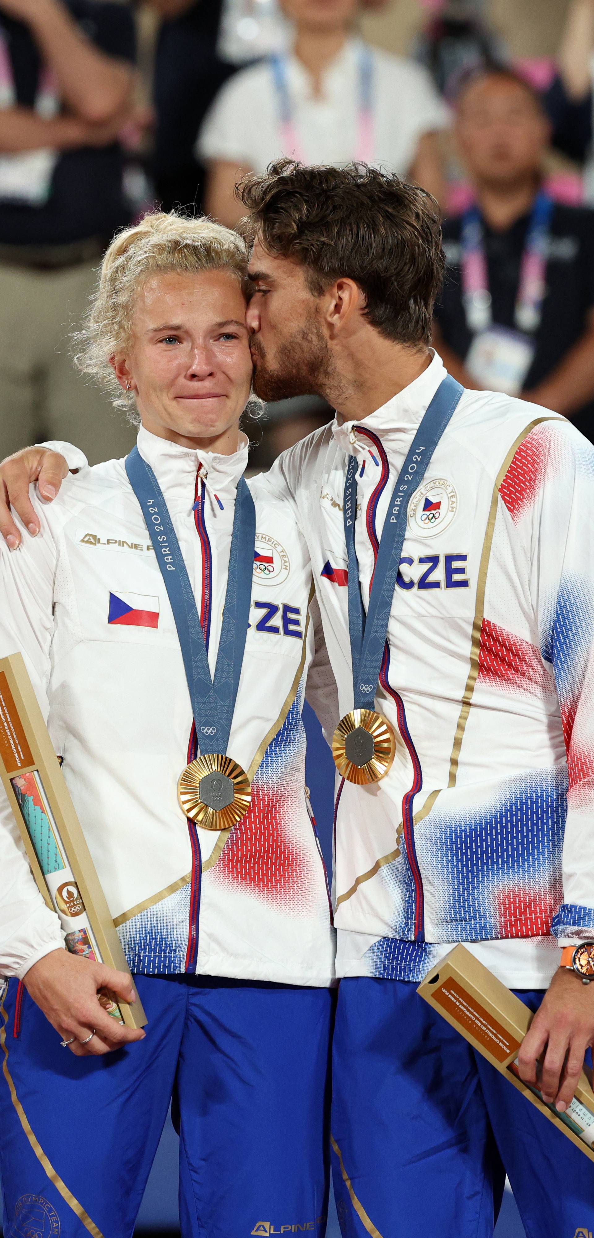 Tennis - Mixed Doubles Victory Ceremony