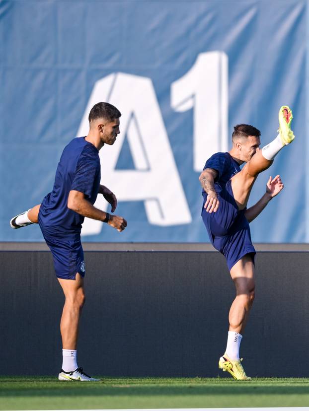 Zagreb: Trening igrača Dinama 