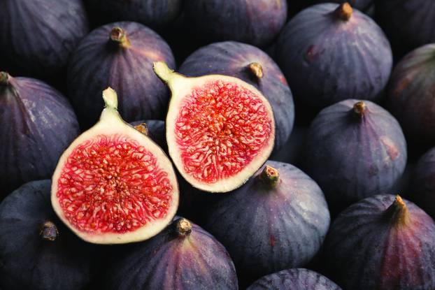 Fresh,Ripe,Figs,As,Background,,Top,View.,Tropical,Fruit