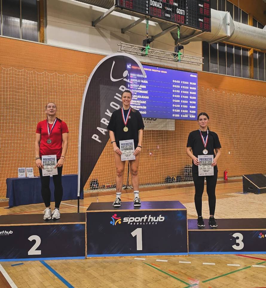 Sjajna dominacija: Najbolji hrvatski parkour sportaši osvojili su zlato u Nedelišću