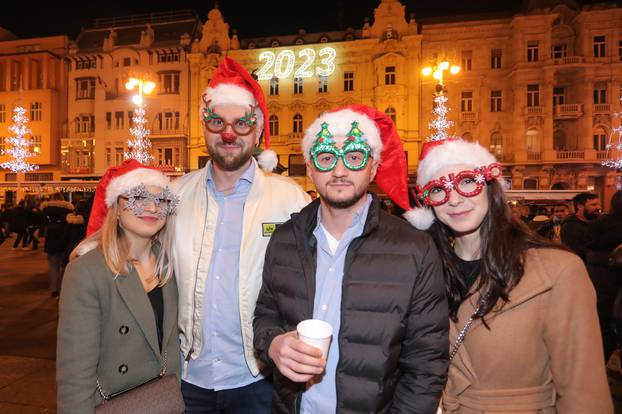 Zagreb: Doček Nove 2023. godine u centru grada