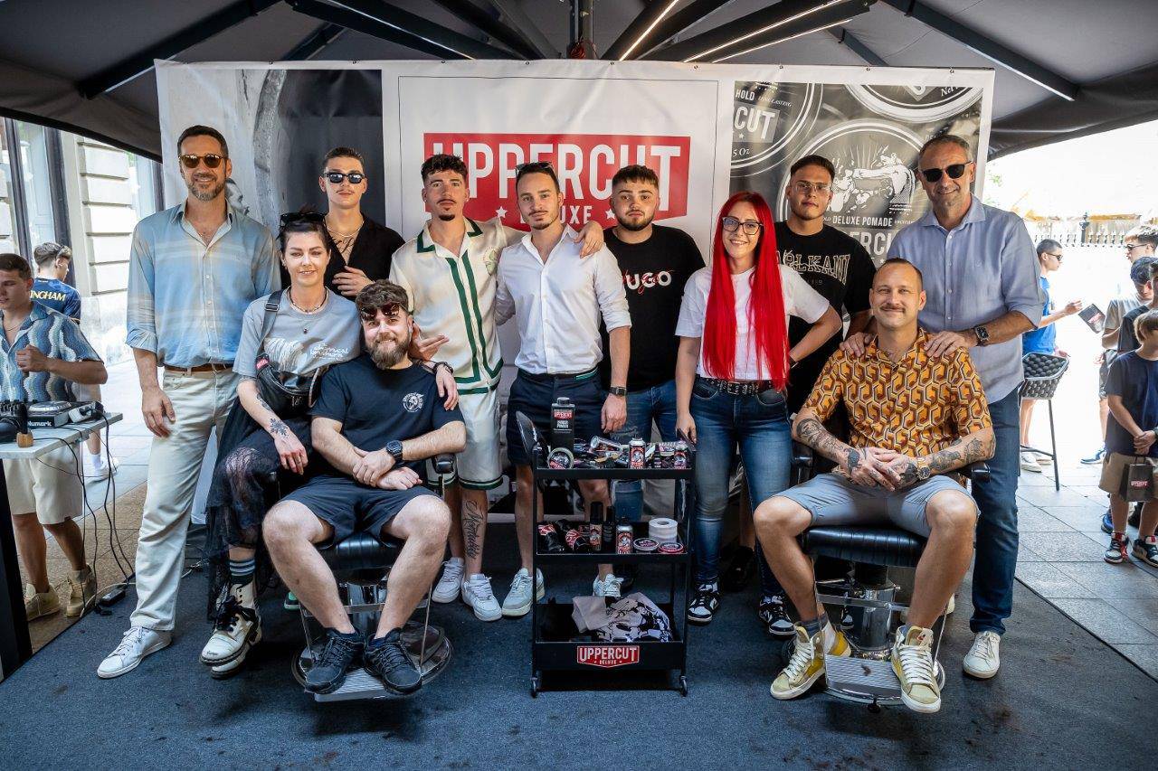 U centru Zagreba održan zabavni "Uppercut Deluxe Barber Show"