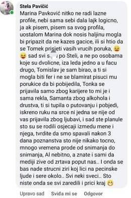 Stela iz 'Ljubav je na selu' oštro o Marini: 'Slala si Tomeku vruće poruke, zato pokazuješ gaćice'