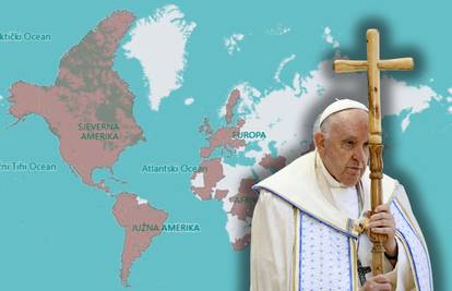 Kardinalska mapa svijeta: Evo odakle dolaze ljudi koji će odabrati Franjina nasljednika...