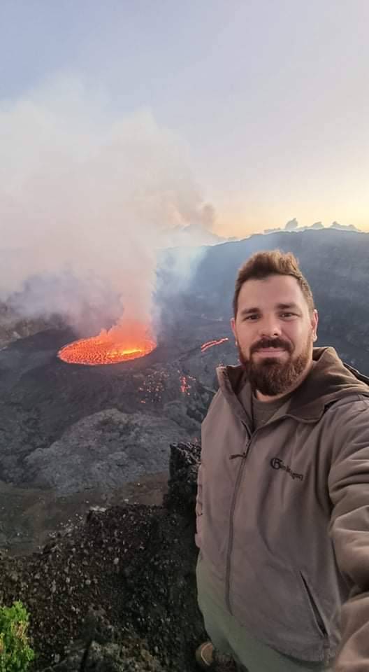 'Par sati prije erupcije bio sam na vrhu vulkana. Avionom sam napustio Kongo u zadnji čas'