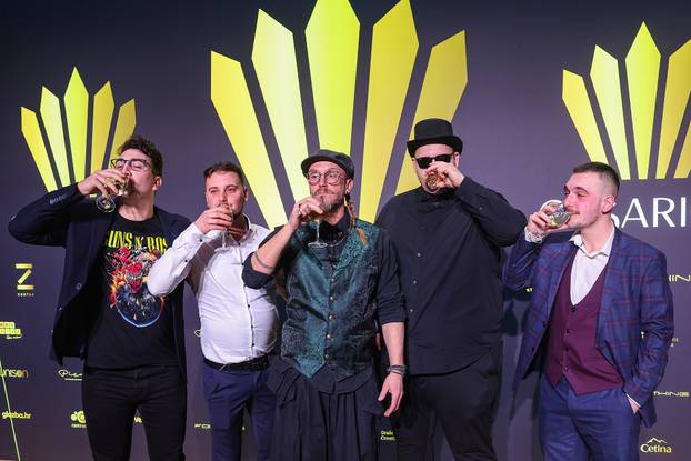 Zagreb: Cesarica gala party u Laubi na kojoj su dodijeljene glazbene nagrade Cesarica