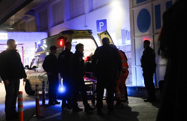 Požar u splitskom zatvoru, zatvorenici dolaze na hitni prijem u Firule 