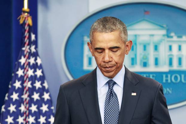 U.S. President Barack Obama speaks about the worst mass shooting in U.S. history that took place in Orlando, Florida, at the White House in Washington.