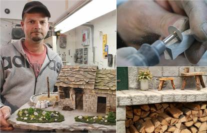 Josip oživljava dalmatinske kamene kućice: 'Za samo jednu maketu treba mi dva mjeseca'