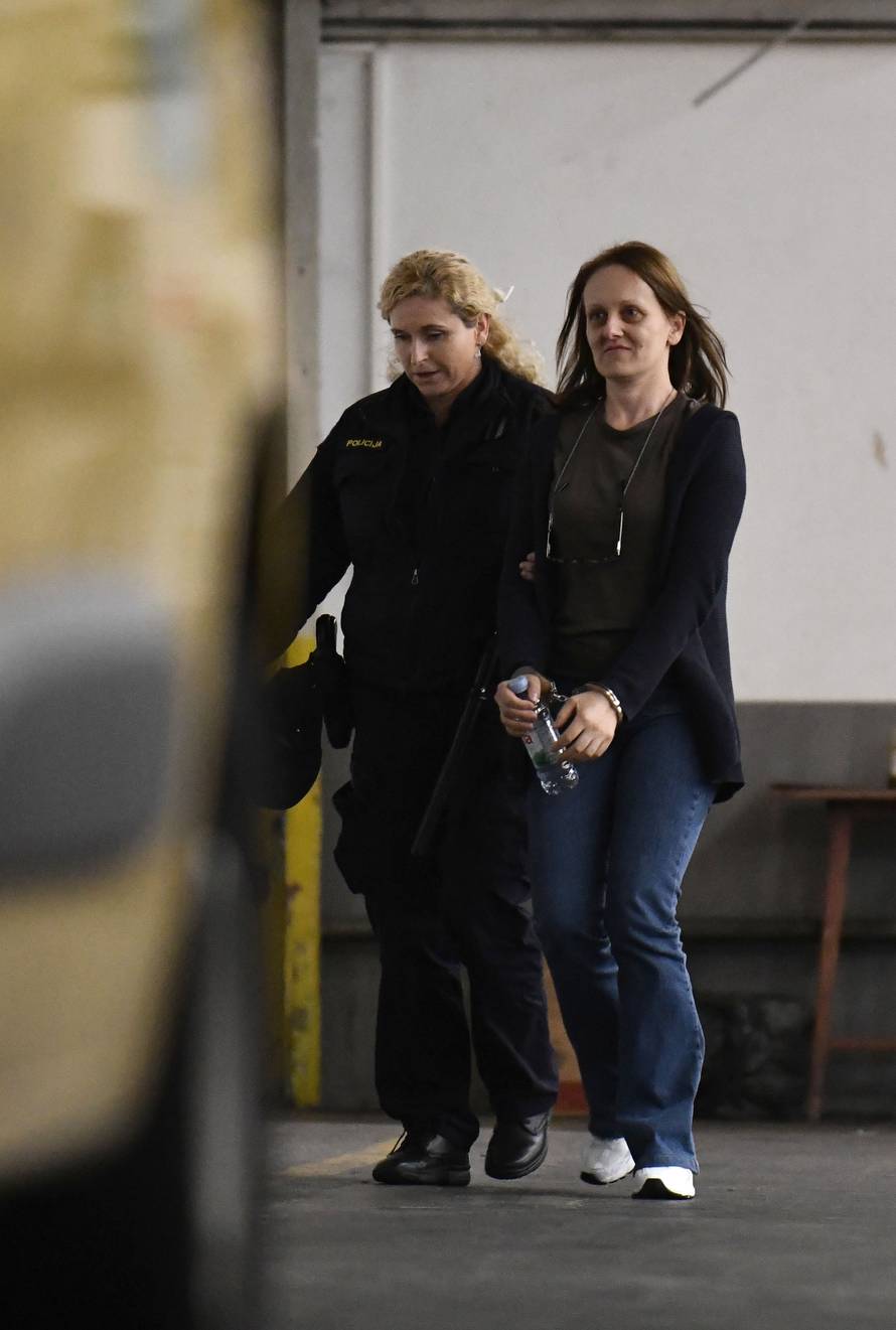 Zagreb: Dovođenje uhićenih u prostorije USKOK-a