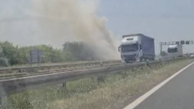 VIDEO Požar na A3 u Zagrebu