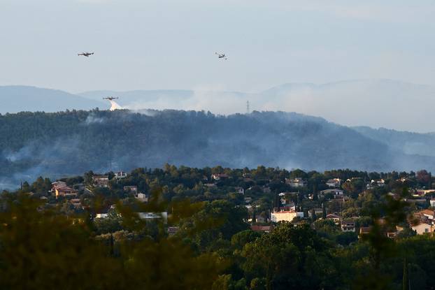 Wildfire in France