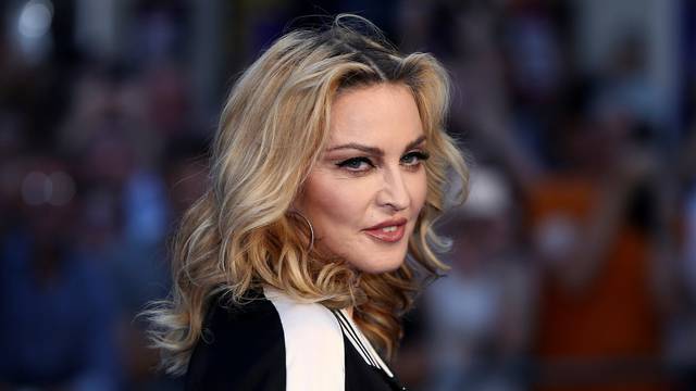 U.S. singer Madonna attends the world premiere of 'The Beatles: Eight Days a Week - The Touring Years' in London